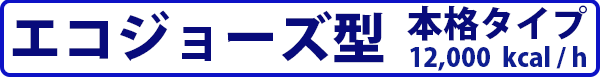 エコジョーズ型 本格タイプ　12,000 kcal/h