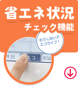 省エネ状況チェック機能