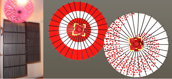 京格子 京和傘照明