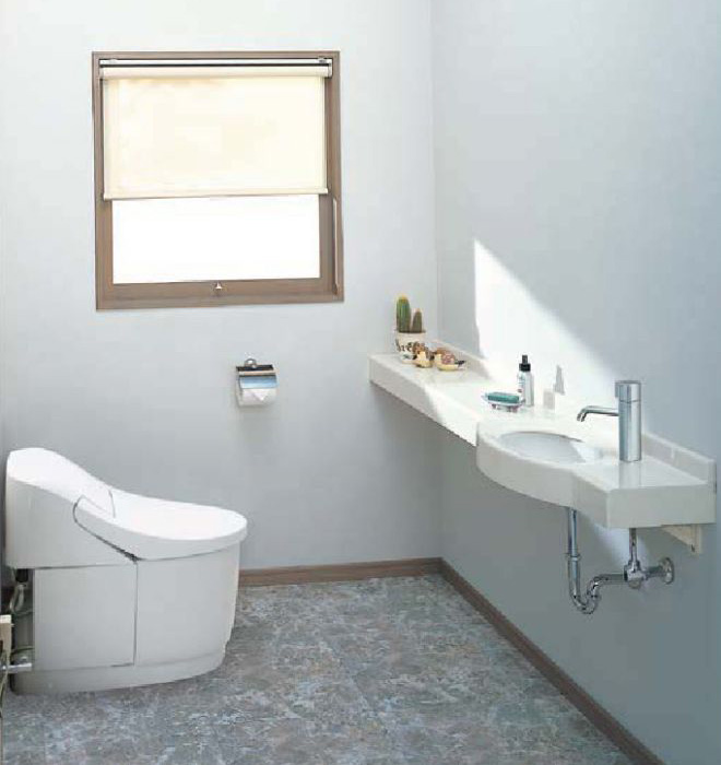 INAXトイレ空間リフォーム マーベリーカウンター　手洗いアークタイプ 間口1500mm MB-351AL(1500)/S-03